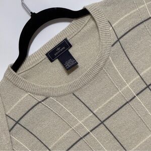 Dockers XL Mens Tan Crew Neck Long Sleeve‎ Pullover Sweater ~ Excellent